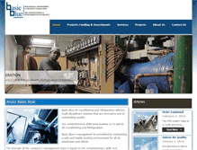 Tablet Screenshot of basic-blue.com